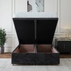 Plush Chenille End Of Bed Ottoman Base -Furniture Store 30962563 alt03