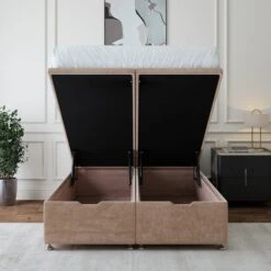 Plush Chenille End Of Bed Ottoman Base -Furniture Store 30962582 alt03