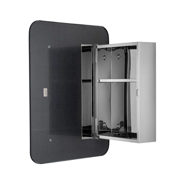 Croydex Metal Framed Bathroom Wall Cabinet 6 Croydex Metal Framed Bathroom Wall Cabinet - Image 6