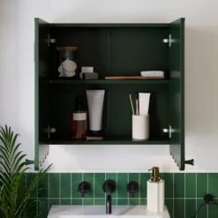 Scallop Mirror Wall Cabinet -Furniture Store 30963058 alt02