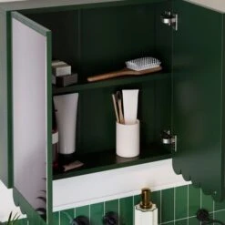 Scallop Mirror Wall Cabinet -Furniture Store 30963058 alt03