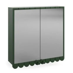 Scallop Mirror Wall Cabinet -Furniture Store 30963058 alt06