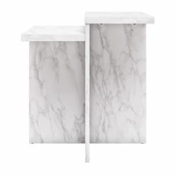 Brielle Side Table, Faux Marble 9 Brielle Side Table, Faux Marble -Furniture Store 30963077 alt02