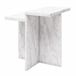 Brielle Side Table, Faux Marble 11 Brielle Side Table, Faux Marble -Furniture Store 30963077 alt04