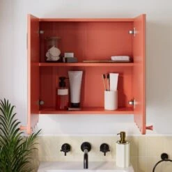 Scallop Mirror Wall Cabinet -Furniture Store 30963084 alt02