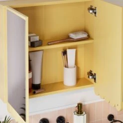 Scallop Mirror Wall Cabinet -Furniture Store 30963123 alt03