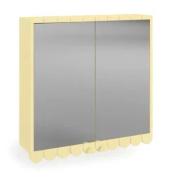 Scallop Mirror Wall Cabinet -Furniture Store 30963123 alt06
