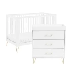 Babymore Kimi Acrylic 2 Piece Nursery Room Set -Furniture Store 30964226 alt04