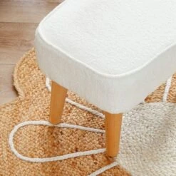 Freya Boucle Nursing Chair With Stool -Furniture Store 30964244 alt03
