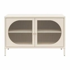Luna Low Fluted Sideboard, Glass -Furniture Store 30965241 alt02