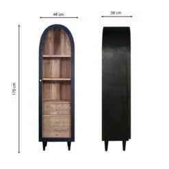 Indus Valley Atomic Single Door Glass Cabinet -Furniture Store 30965893 alt09