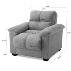 Margo Chenille Armchair -Furniture Store 30968095 alt06