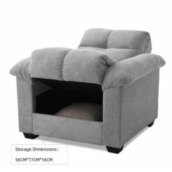 Margo Chenille Armchair -Furniture Store 30968095 alt08