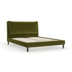 Skylar Velvet Pillow Back Bed Frame -Furniture Store 30968569 alt01