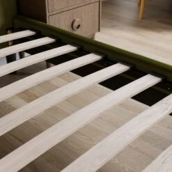 Skylar Velvet Pillow Back Bed Frame -Furniture Store 30968569 alt05