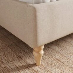 Arriana Ottoman Chesterfield Bed Frame, Woven Fabric 17 Arriana Ottoman Chesterfield Bed Frame, Woven Fabric -Furniture Store 30968591 alt02