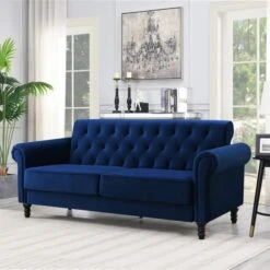 Greta Velvet 3 Seater Sofa -Furniture Store 30969156