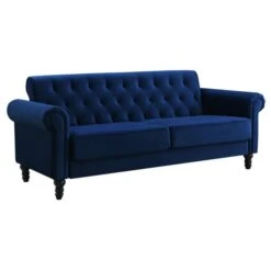 Greta Velvet 3 Seater Sofa -Furniture Store 30969156 alt01