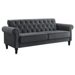 Greta Velvet 3 Seater Sofa -Furniture Store 30969159