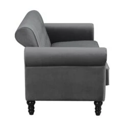Greta Velvet 3 Seater Sofa -Furniture Store 30969159 alt04