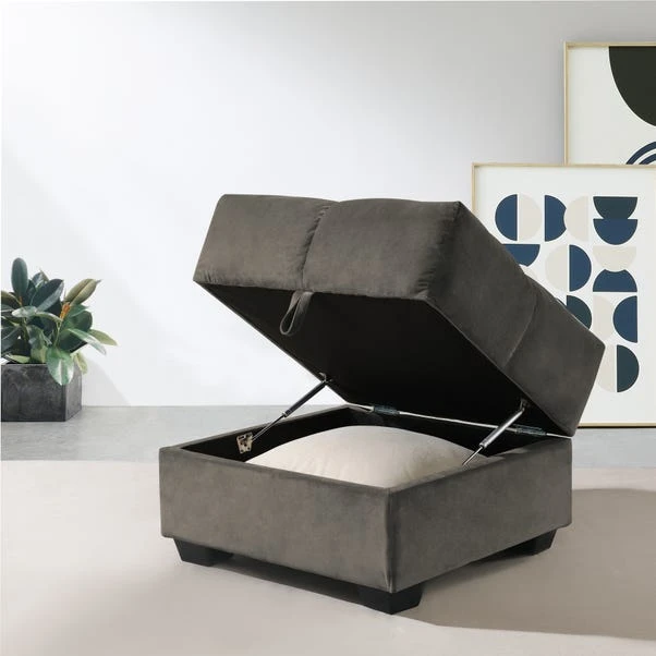 Margo Velvet Storage Ottoman 5 Margo Velvet Storage Ottoman - Image 5