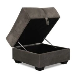 Margo Velvet Storage Ottoman 11 Margo Velvet Storage Ottoman -Furniture Store 30969171 alt03