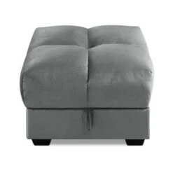 Margo Velvet Storage Ottoman 8 Margo Velvet Storage Ottoman -Furniture Store 30969173 alt04