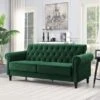 Greta Velvet 3 Seater Sofa