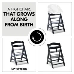 Hauck Alpha Wooden Highchair -Furniture Store 30973160 alt03