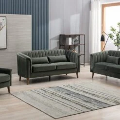 Image Furnishings Charlotte Velvet 3 Seater Sofa -Furniture Store 30977668 alt01