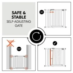 Hauck Open N Stop​ Stair Gate 2 Set With 9cm Extension -Furniture Store 30981448 alt07