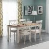 Return - Davenport 6 Seater Rectangular Dining Table, Grey