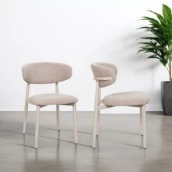 Indus Valley Set Of 2 Cleo Dining Chairs -Furniture Store 30982719