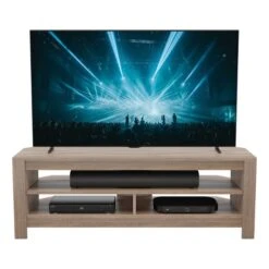 AVF Calibre Sound TV Unit For TVs Up To 60" With Pull-Out Soundbar Shelf -Furniture Store 30989756 alt05