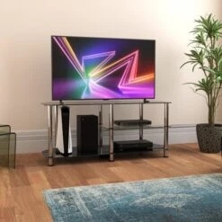 AVF Glass Corner TV Unit For TVs Up To 55" -Furniture Store 30989778 alt03