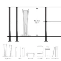AVF Glass Corner TV Unit For TVs Up To 55" -Furniture Store 30989778 alt08