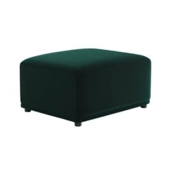 Modular Cruz Bottle Green Velvet Reversible Chaise Sofa -Furniture Store 60197713 alt04