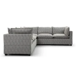 Moda Corner Modular Sofa, Light Grey Boucle -Furniture Store 60217243 alt03