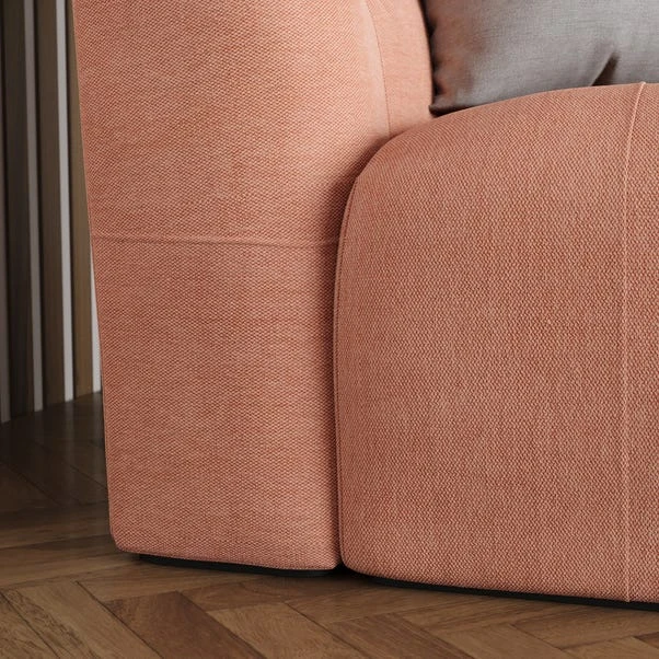 Modular Squish Clay Tonal Chenille 3 Seater Sofa 4 Modular Squish Clay Tonal Chenille 3 Seater Sofa - Image 4