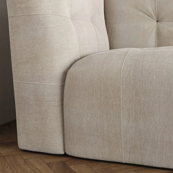 Modular Squish Natural Tonal Chenille Large Corner Sofa 4 Modular Squish Natural Tonal Chenille Large Corner Sofa - Image 4